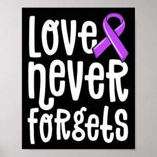 Poster L'amour n'oublie jamais souvenirs problème Heimerh