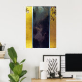 Poster L'amour par Gustav Klimt (Bureau à domicile)