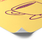 Poster L'amour, pour moi, est une tasse de café (Coin)