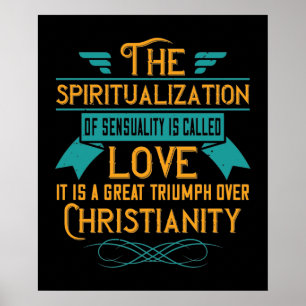 Poster L'Amour Religieux Est Un Grand Triomphe Sur Le Chr