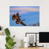 Poster l'amour reste uni (Bureau à domicile)