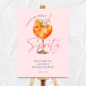 Poster L'Amour Rose Au Premier Spritz Fête des mariées Bi