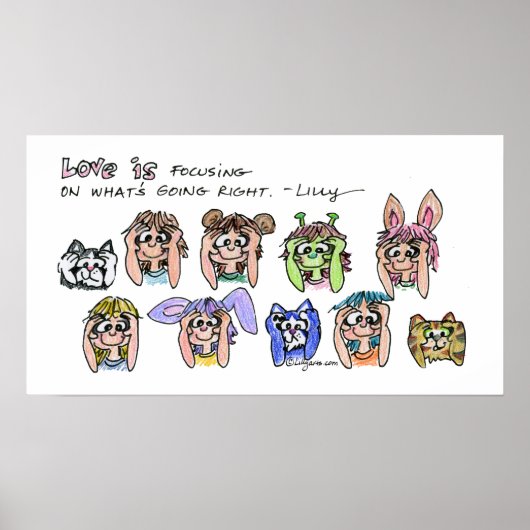 Poster L'Amour Se Focalise Sur...La Loi De L'Attraction P (Devant)