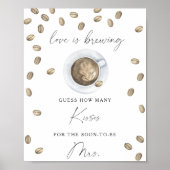 Poster L'amour se prépare fête de douche de mariage Combi (Devant)
