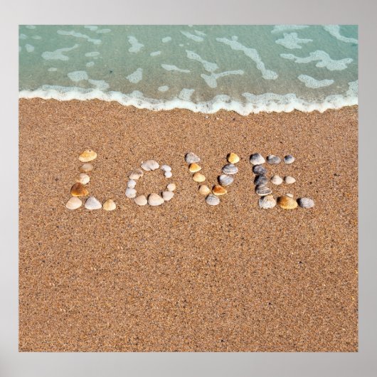 Poster L'amour sur la plage (Devant)