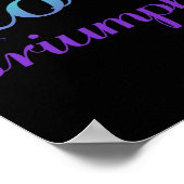 Poster L'amour triomphe Prévention du suicide Tri-Blend P (Coin)