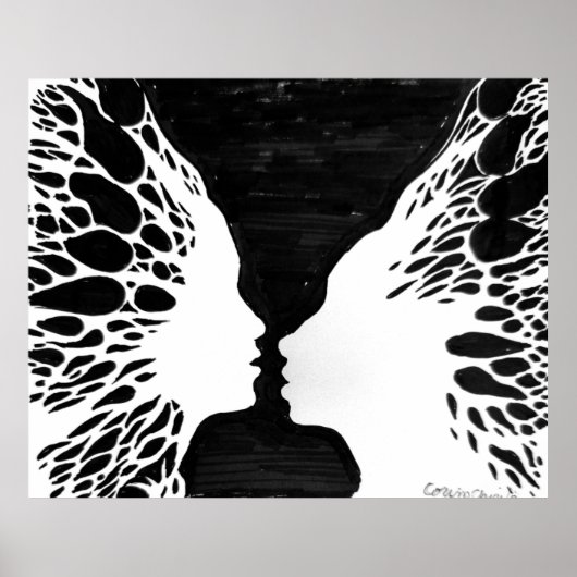 Poster L'amour vous donne des papillons (Devant)