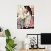 Poster L'amoureux de Jessie Willcox Smith (Bureau à domicile)