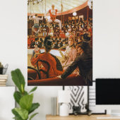 Poster L'amoureux du cirque, par James Tissot (Bureau à domicile)