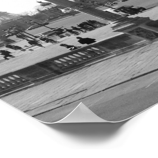 Poster Lamp Post & Eiffel (Coin)