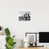 Poster Lamp Post & Eiffel (Bureau à domicile)