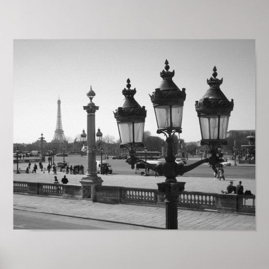 Poster Lamp Post & Eiffel (Devant)