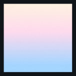 Poster Lampant bleu<br><div class="desc">elegant pastel pink blue bright gradient colors. beautiful blurred background.</div>