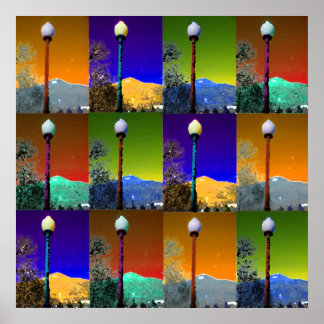 Poster Lampe à Tenderfoot Hill