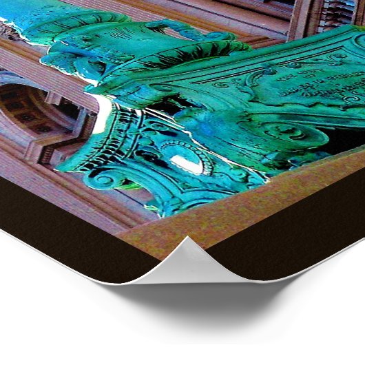 Poster Lampe antique (Coin)