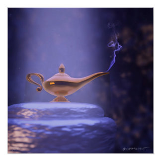 Poster Lampe de Genie