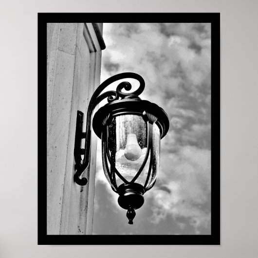 Poster Lampe de jour nuageuse (Devant)