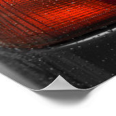 Poster Lampe de voiture en pluie (Coin)