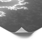 Poster Lampe étoilée en noir et blanc (Coin)