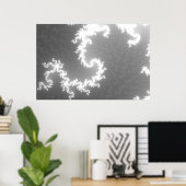 Poster Lampe étoilée en noir et blanc (Bureau à domicile)