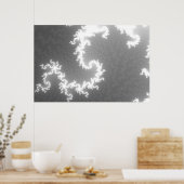 Poster Lampe étoilée en noir et blanc (Cuisine)