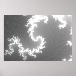 Poster Lampe étoilée en noir et blanc