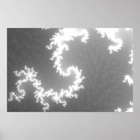 Poster Lampe étoilée en noir et blanc (Devant)