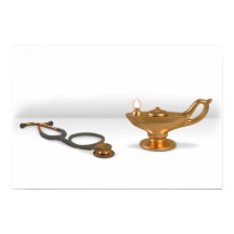 Lampe Infirmière Et Stethoscope