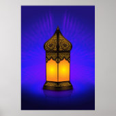 Poster Lampe islamique complexe (Devant)
