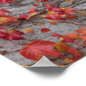 Poster Lampe Sur Un Mur Gris (Coin)