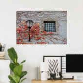 Poster Lampe Sur Un Mur Gris (Bureau à domicile)