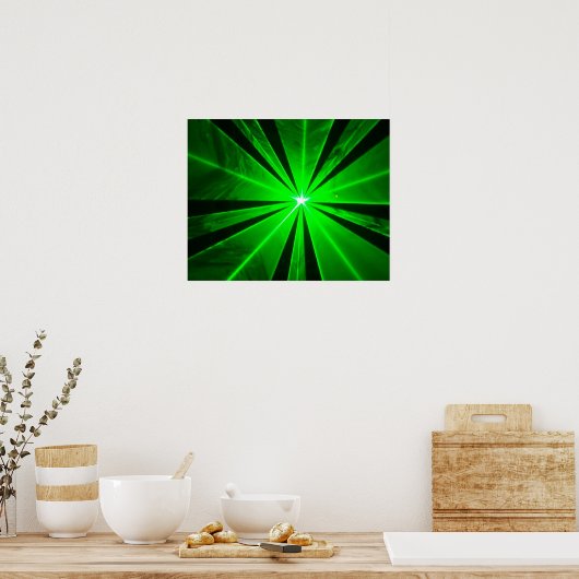 Poster Lampes laser - (Cuisine)