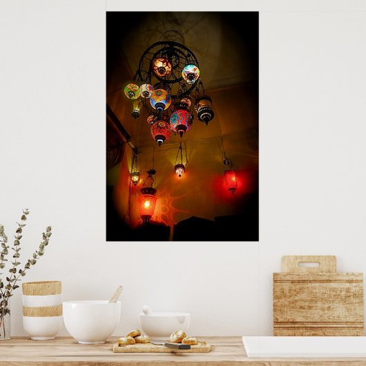 Poster Lampes turques (Cuisine)