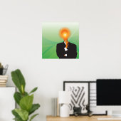 Poster L'ampoule la plus brillante du tiroir-couteau (Bureau à domicile)