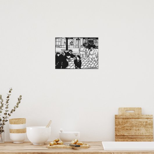 Poster L'anarchiste, 1892 (Cuisine)