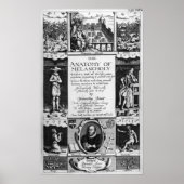 Poster L'anatomie de la mélancolie (Devant)