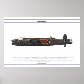 Poster Lancaster BIII, 103e escadron