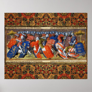 Poster Lancelot du lac dans le tournoi de Camelot