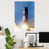 Poster Lancement d'Apollo 10 (Bureau à domicile)
