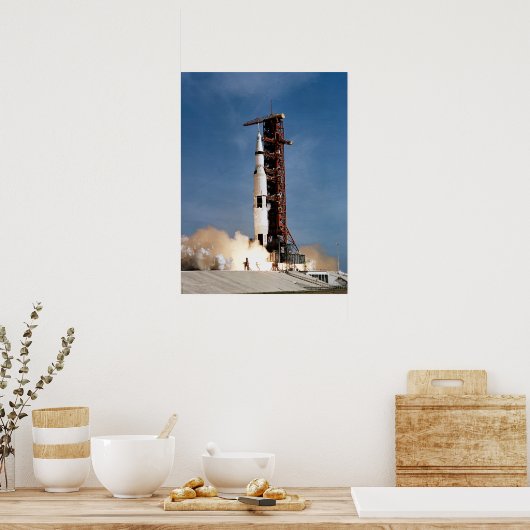 Poster Lancement d'Apollo 11 (Cuisine)