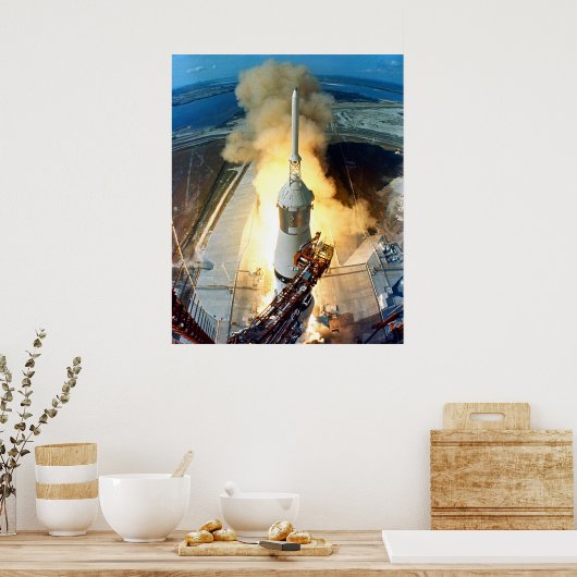 Poster Lancement d'Apollo 11 (Cuisine)