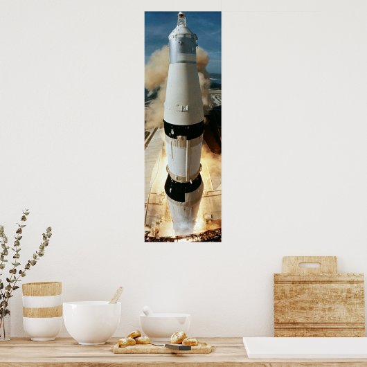 Poster Lancement d'Apollo 11 (Cuisine)