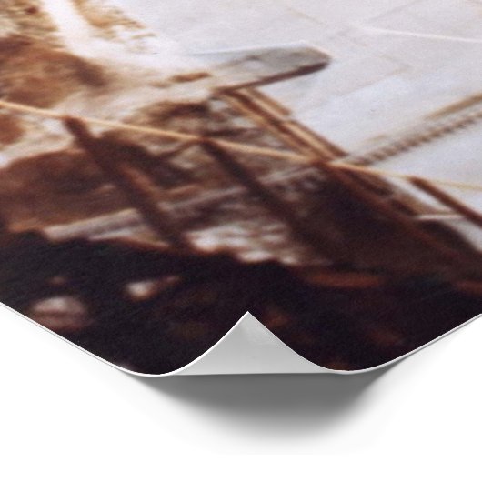 Poster Lancement d'Apollo 11 (Coin)