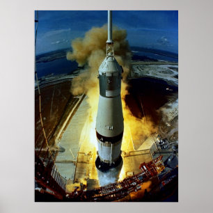 Poster Lancement d'Apollo 11