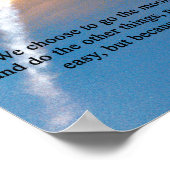 Poster Lancement d'Apollo 11 avec drapeau américain (Coin)