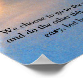 Poster Lancement d'Apollo 11 avec le drapeau américain Ci (Coin)