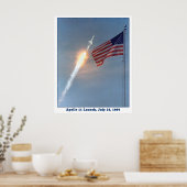 Poster Lancement d'Apollo 11 sur la Lune, 16 juillet 1969 (Cuisine)