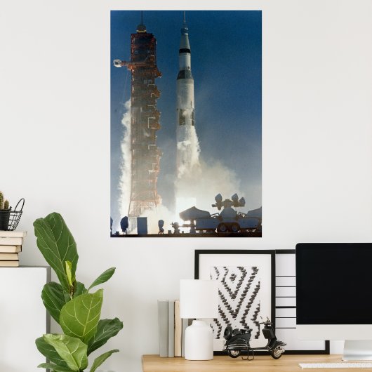 Poster Lancement d'Apollo 12 (Bureau à domicile)