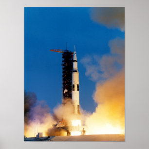 Poster Lancement d'Apollo 13