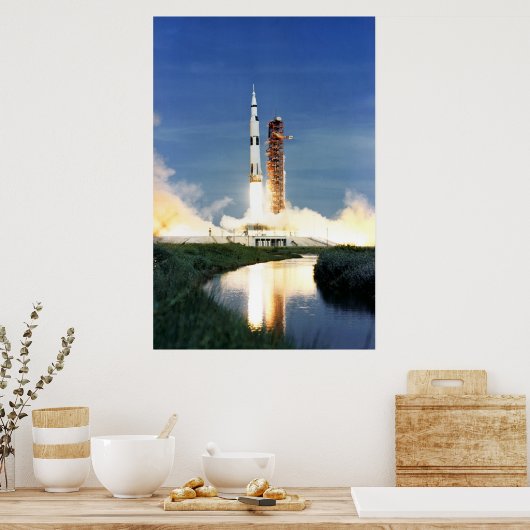 Poster Lancement d'Apollo 15 (Cuisine)